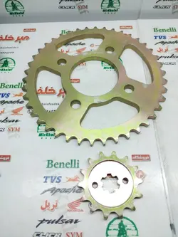 دنده (طبق) زنجیر چرخ عقب و جلو موتور باکسر (بوکسر) 150 و ls 135 ال اس هندی