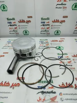 رینگ و پیستون (پستان) موتور پالس 200 و 220 و اونجر 200 و 220 هندی (شماره 0/25)