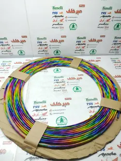 زه (نوار) دور باک موتورسیکلت 7 هفت رنگ (2 متری)