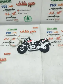 سرکلیدی (جاکلیدی) سیلیکونی ژله ای موتور هوندا 1300 cb سی بی (قرمز سفید)