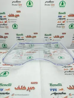 شیشه (طلق) خطر عقب موتور بی کلاچ طرح ویو شفاف ساده