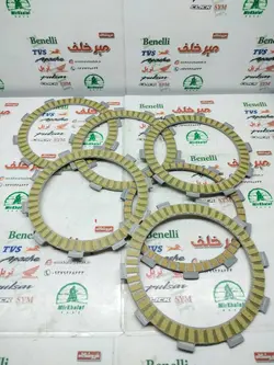 صفحه کلاچ موتور پالس 180 ug3 (هندلی صفحه بزرگ) و بنلی 250 تک سیلندر قدیم و جدید نیوفیس هندی