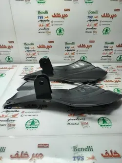 قاب کاور (فلاپ) محافظ دسته انواع موتورهای تریل جدید مشکی (جفتی)