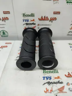 لاستیک سر دسته فرمان گاز و کلاچ با استخوانی موتور طرح کلیک (جفتی)