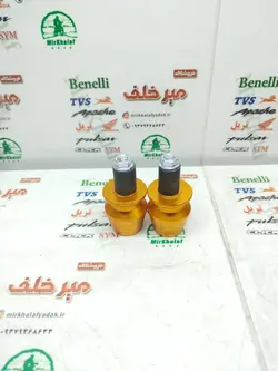 وزنه (محافظ) سر میله فرمان رنتال اسپرت انواع موتورسیکلت ته باز نارنجی (جفتی)