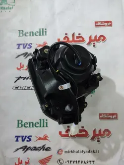 بلوری چراغ جلو کامل موتور بنلی 150 قدیم اصلی