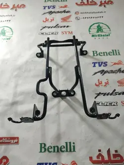 براکت فلزی اهن کشی بلوری چراغ جلو موتور sym گالکسی na اصلی