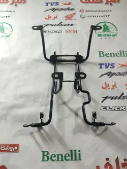 براکت فلزی اهن کشی بلوری چراغ جلو موتور sym گالکسی na اصلی