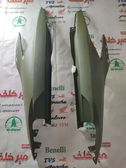 قاب (کاور فلاپ دمی) گیتاری زیر زین موتور طرح کلیک (سبز کله غازی) خارجی (سمت چپ)