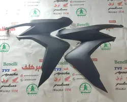 قاب (کاور فلاپ) بغل بلوری چراغ جلو موتور طرح کلیک (مشکی مات) خارجی (سمت چپ)