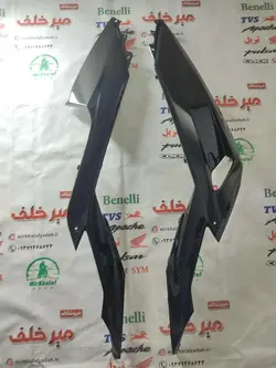 قاب (کاور فلاپ) رکاب زیر پا موتور طرح کلیک (مشکی براق) خارجی (سمت چپ)