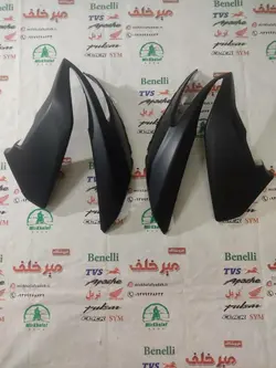 قاب (کاور فلاپ) بغل بلوری چراغ جلو موتور یاماها طرح ایروکس قدیم nvx مشکی مات (جفتی)