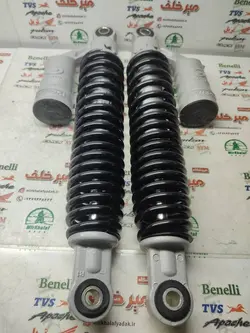 کمک فنر عقب (وسط) موتور پالس 180 200 220 اصلی نقره ای (جفتی)