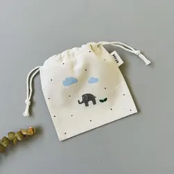 کیسه جمع شو متوسط طرح فیل و ابر