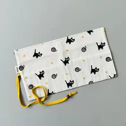 جامدادی رولی طرح گربه و کاموا