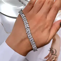 دستبند طرح جواهر