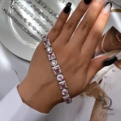 دستبند طرح جواهر کد mq01