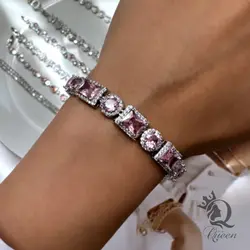 دستبند طرح جواهر کد mq01