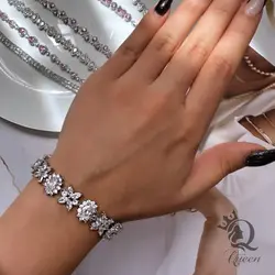 دستبند طرح جواهر کد mq04