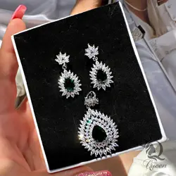 نیم ست طرح جواهر کد mq01