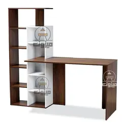 میز تحریر کتابخانه دار مدل رها یک میزون چوب