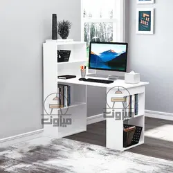 میز تحریر شیک کتابخانه ای مدل آتنا دو میزون چوب