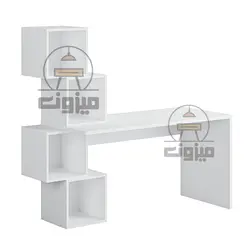 میز تحریر دکوراتیو کتابخانه ای مدل خاتون دو میزون چوب