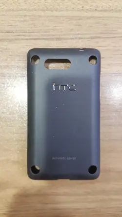 قاب اچ تی سی HTC HD MINI فابریک و روکاری آکبند کمپانی / درب پشت با آنتن پایین رنگ مشکی
