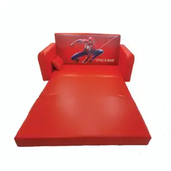 کاناپه مبل تخت خابشو دو نفره کودک و نوجوان مدل مرد عنکبوتی