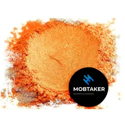پیگمنت پودر رنگ متالیک نارنجیPigment powder color metalic orange