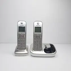 تلفن بی سیم پاناسونیک مدل KX-TGD220 دو گوشی (استوک)