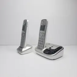 تلفن بی سیم پاناسونیک مدل KX-TGD220 دو گوشی (استوک)