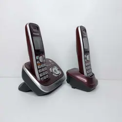 تلفن بی سیم پاناسونیک مدل KX-TG6521 دو گوشی (استوک)