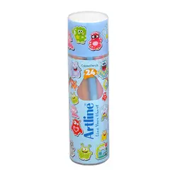 مدادرنگی 24 رنگ جعبه استوانه ای آرت لاین