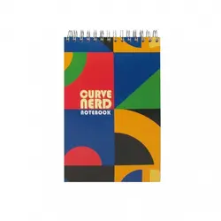 دفتر یادداشت جلد سخت سیمی 80 برگ فنر دوبل سایز 120×170 mm پاپکو