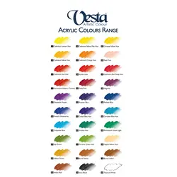 رنگ اکرلیک وستا