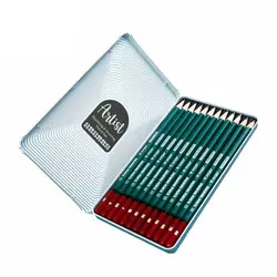 مداد سری B جعبه فلزی مهندسی آریا مدل 3075