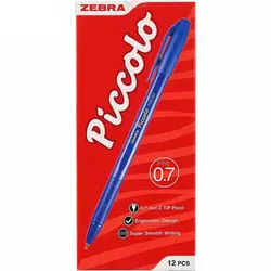 خودکار آبی 0.7 میلی متری مدل Piccolo زبرا