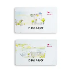 مدادرنگی 36 رنگ آرتیست جعبه فلزی پیکاسو