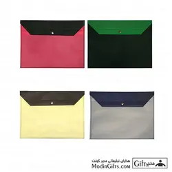 پوشه A4 دکمه دار پارچه ای