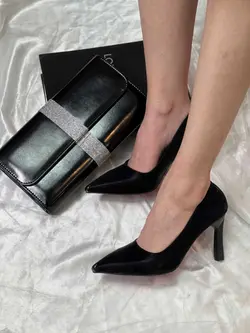 کفش مجلسی پاشنه نگین