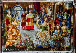 تابلو فرش دستباف مهمانی پاپ