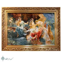 تابلو فرش دستباف نفیس 6 پری