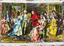 تابلو فرش مهمانی پاپ