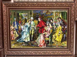 تابلو فرش مهمانی پاپ