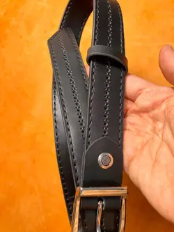 کمربند اسپرت بچگانه چرم طبیعی دستدوز کد محصول:B7