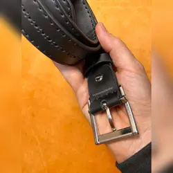 کمربند اسپرت بچگانه چرم طبیعی دستدوز کد محصول:B7