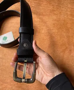 کمربند اسپرت مردانه چرم طبیعی دستدوز  کد محصول:B5