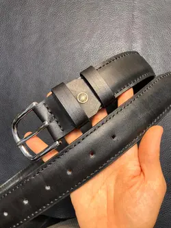 کمربند اسپرت مردانه چرم طبیعی دستدوز  کد محصول:B5