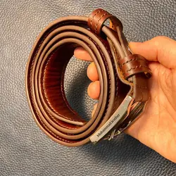 کمربند اسپرت مردانه چرم طبیعی دستدوز کد محصول:B5